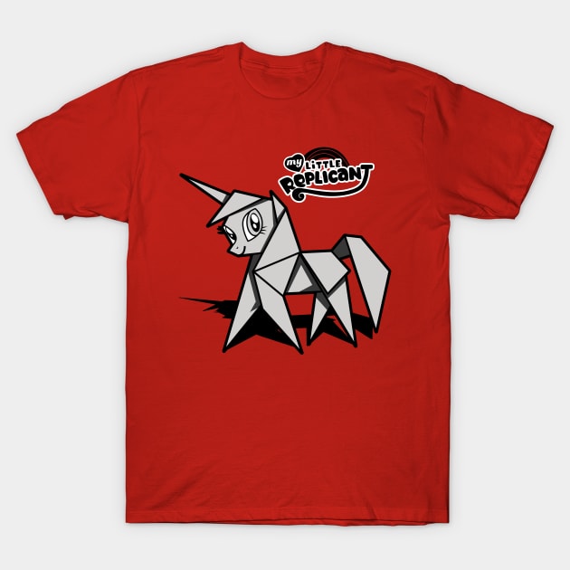 Cute Origami 80's Cartoon Sci-fi Movie Mashup T-Shirt by BoggsNicolas